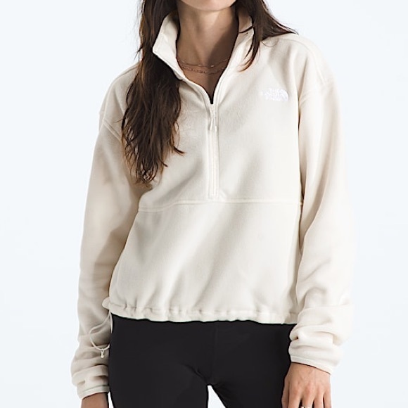 The North Face Tops - Northface NWT SZ LARGE Women’s Glacier Fleece ½-Zip Short Jacket